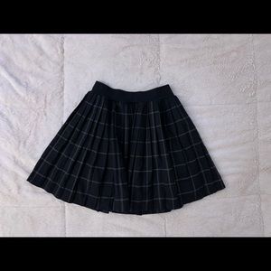 Black schoolgirl skirt